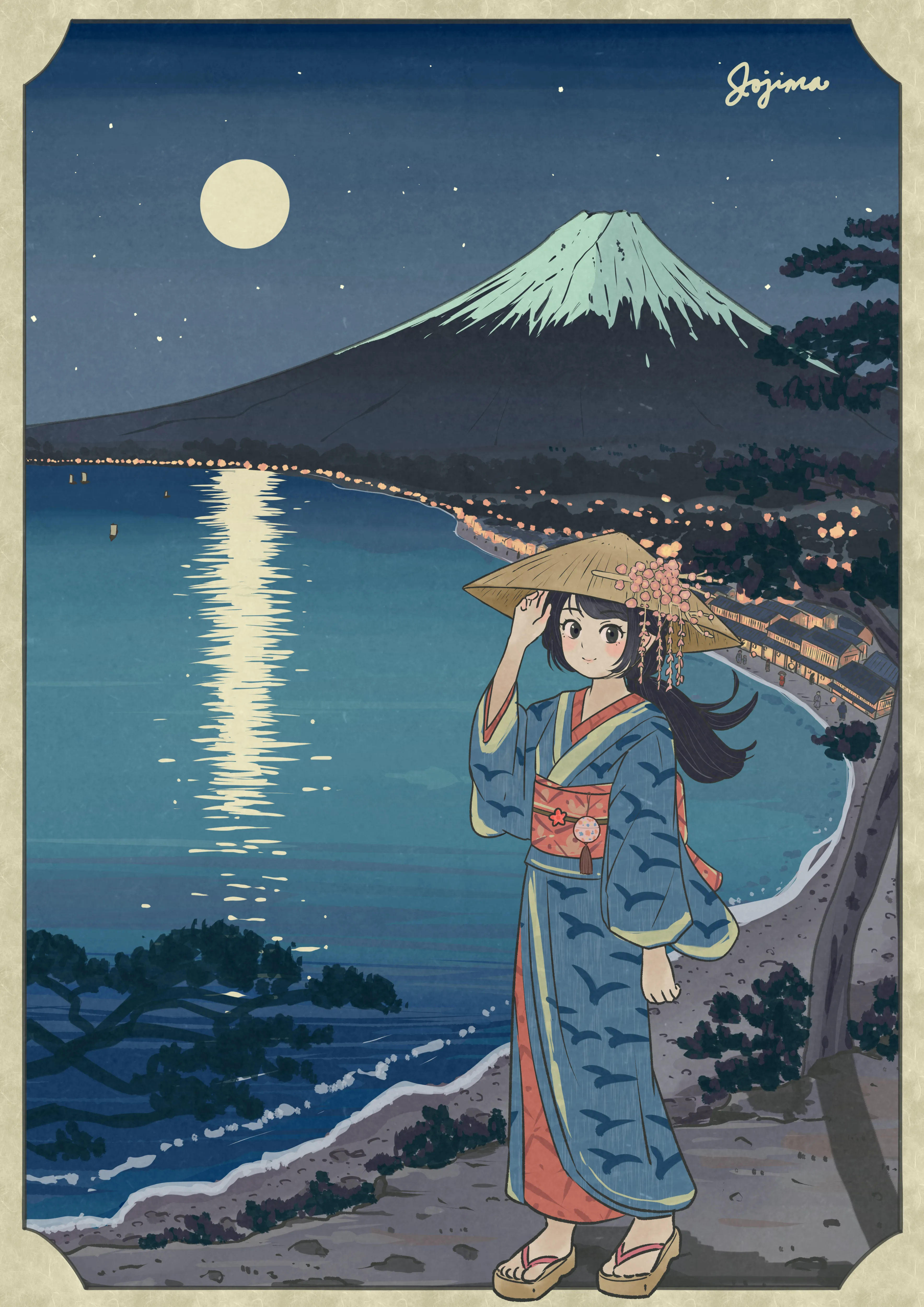 東海道イラスト